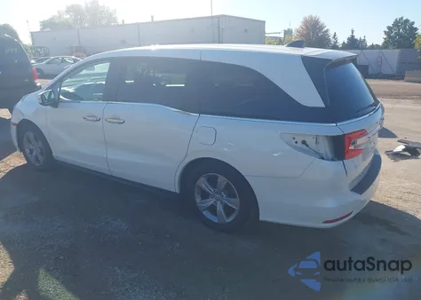 2019 Honda Odyssey Ex-L z USA, uszkodzony, nr VIN 5FNRL6H71KB114533